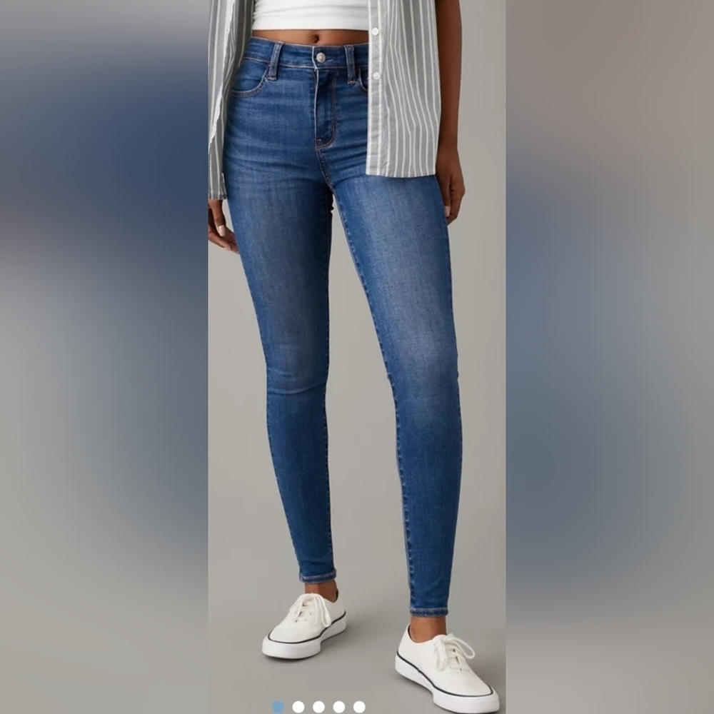 American Eagle Jeggings Sz 4 Short. Super Super Stretch X4.